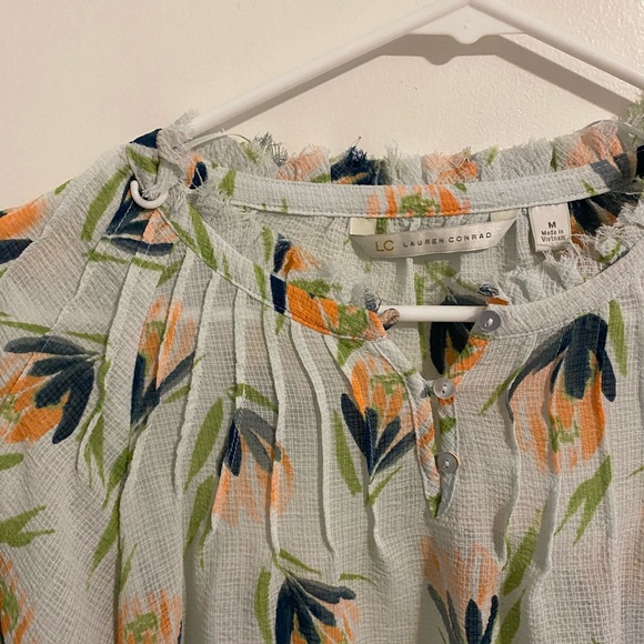 Lauren Conrad Floral Blouse - Picture 4 of 8